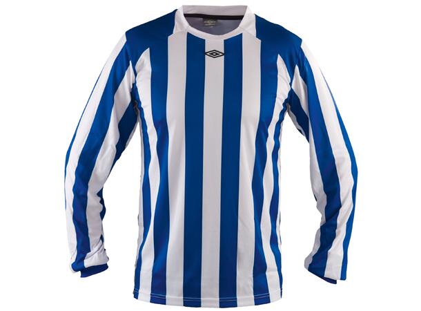 UMBRO Bilbao Stripe Jsy J Vit/Blå 152 Randig matchtröja lång ärm